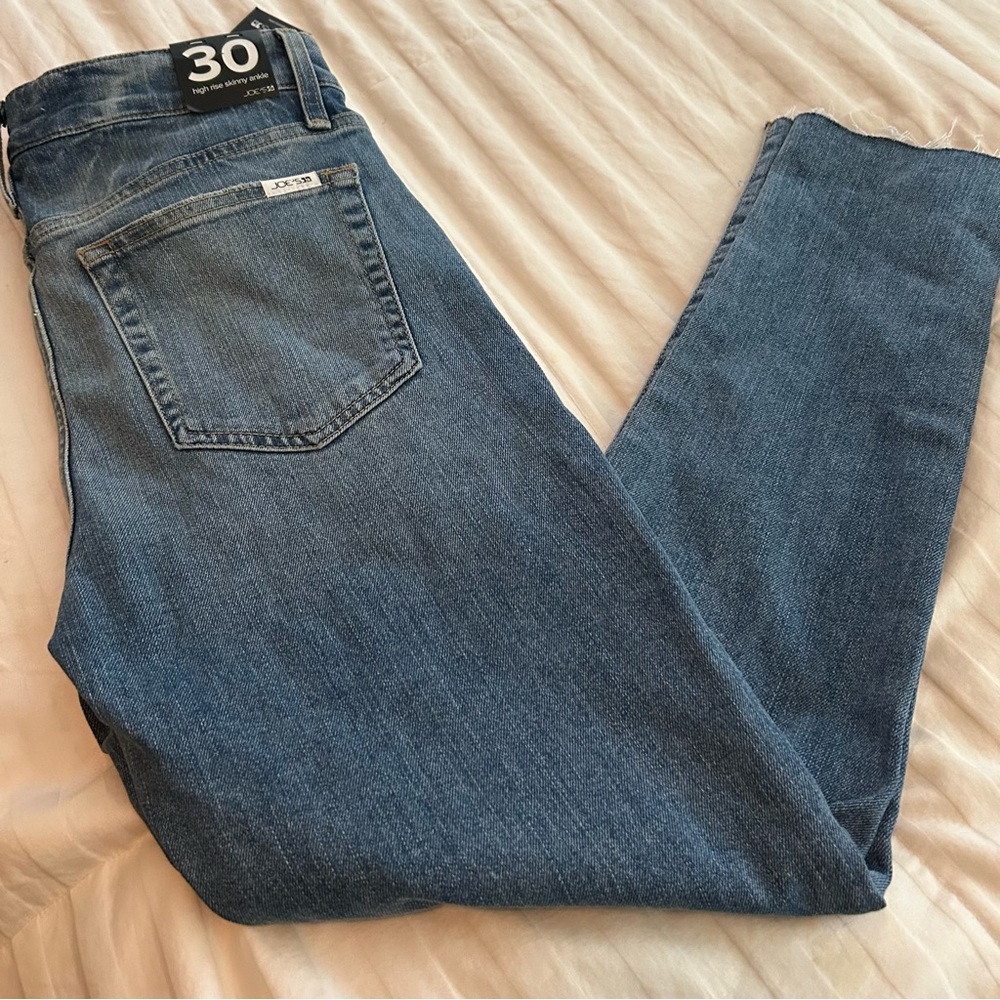 NWT Joe's Skinny Ankle Raw Hem Jeans, Size 30 - Picture 5 of 16